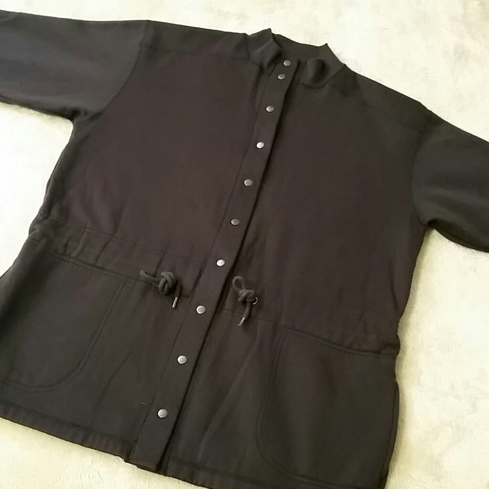 Womens French Navy Sweatshirt Jacket